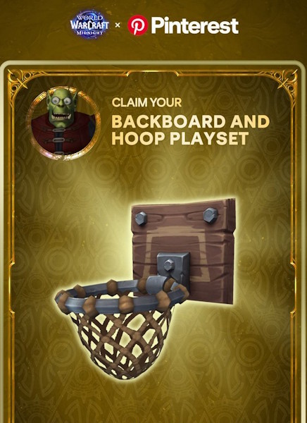 Backboard and Hoop Playset