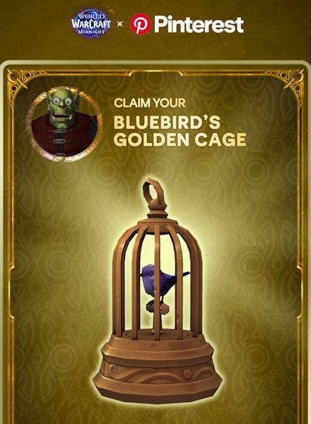 Bluebird's Golden Cage