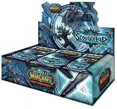 WOW TCG Scourgewar Blister pack containing 19 cards 